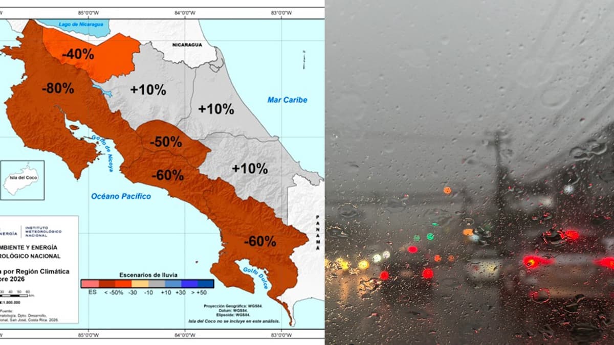 Septiembre cerraría con déficit de lluvias de hasta un 80% en Guanacaste