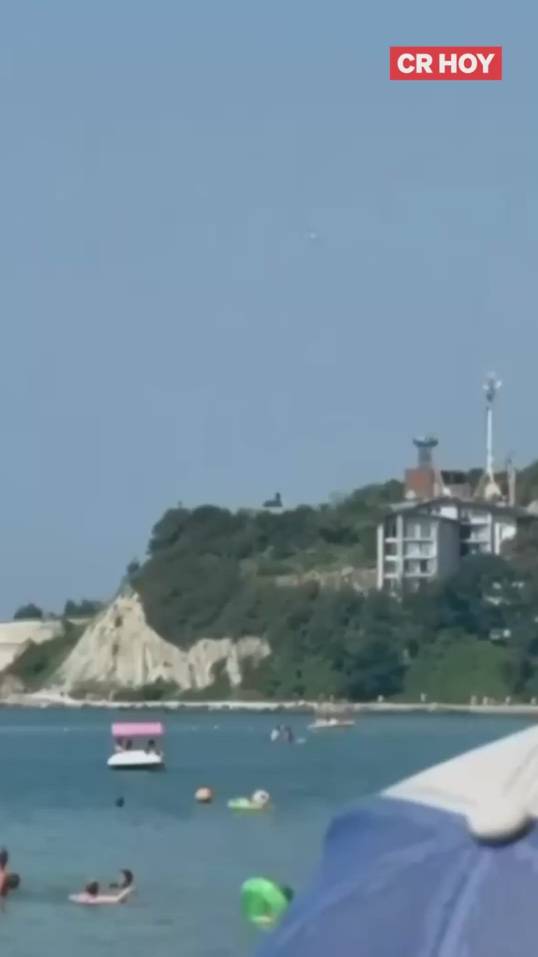 Ataque ucraniano en playa de Rusia