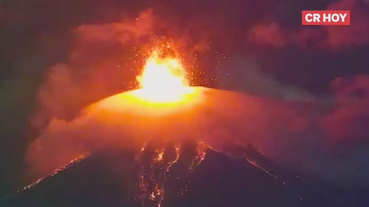 Erupción en Volcán de Fuego en Guatemala