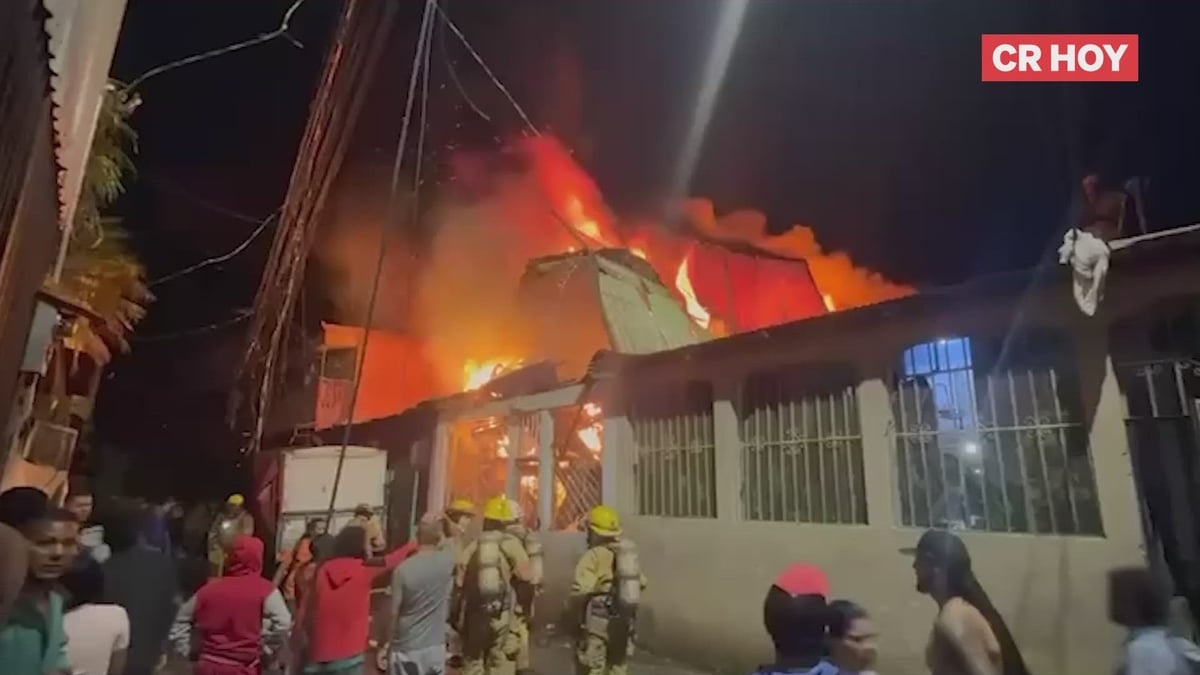 Incendio provoca tragedia en Pavas