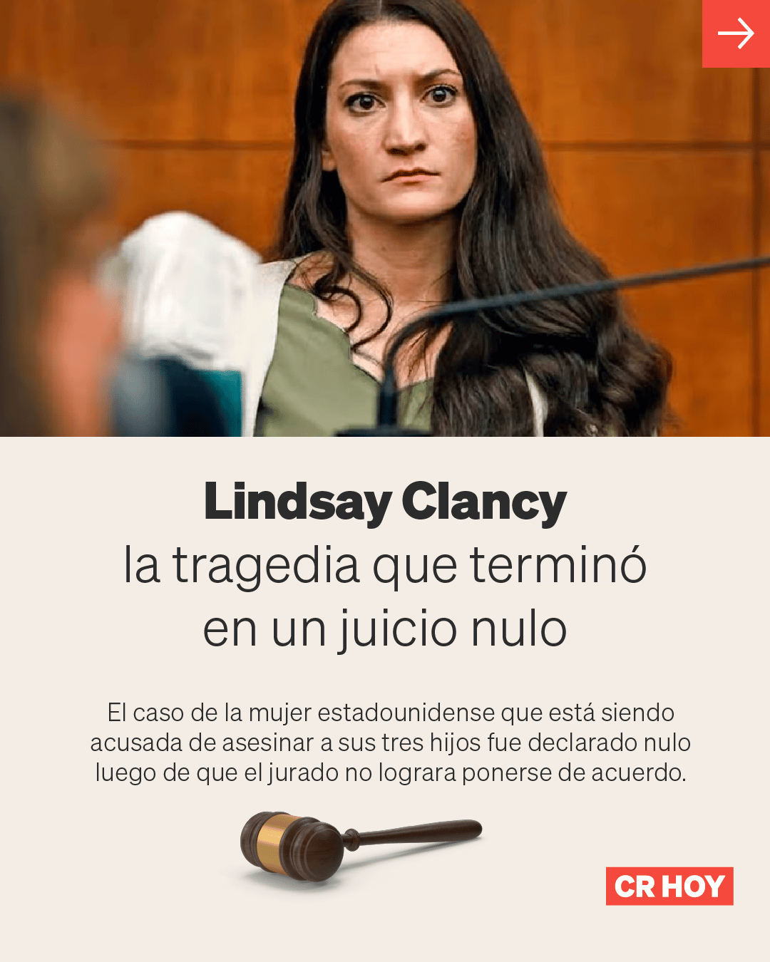 Juez declara nulo juicio de Lindsay Clancy, acusada de matar a sus tres hijos en EE. UU.