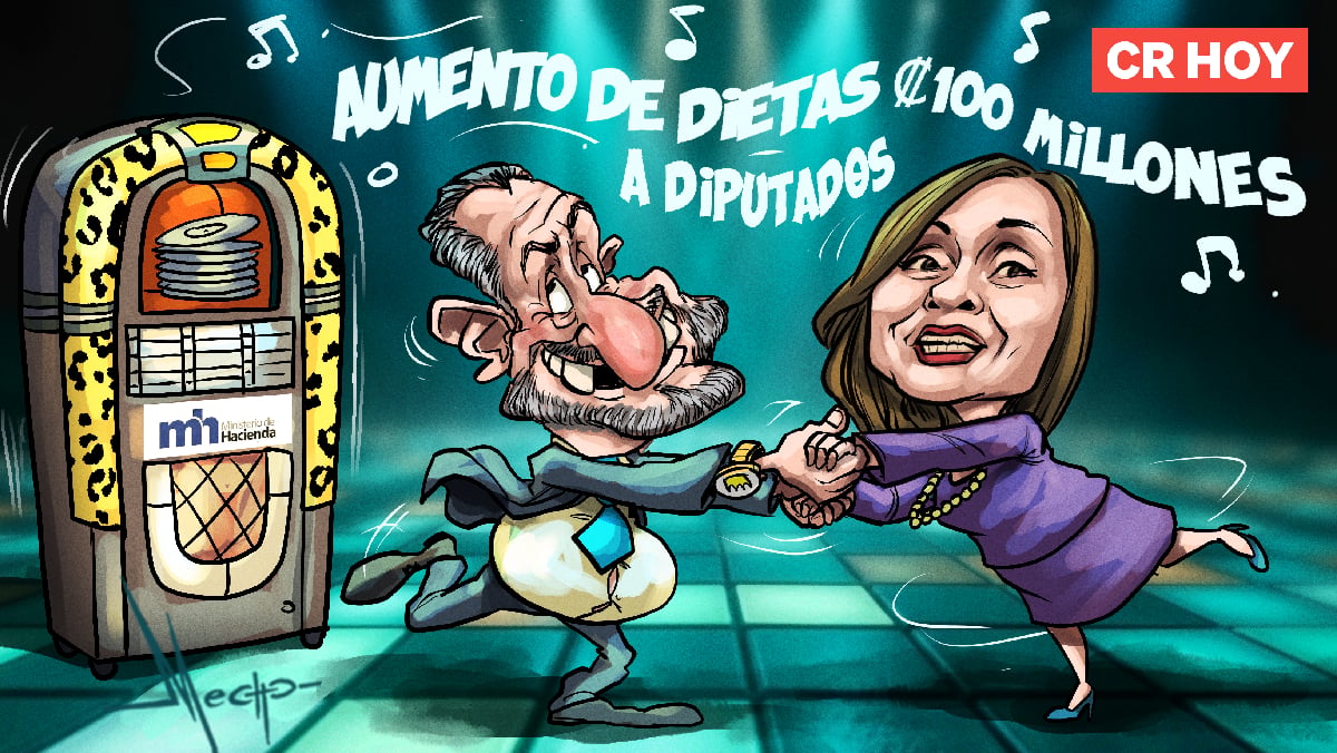 Gobierno presupuesta ₡100 millones para aumento de dietas a diputados