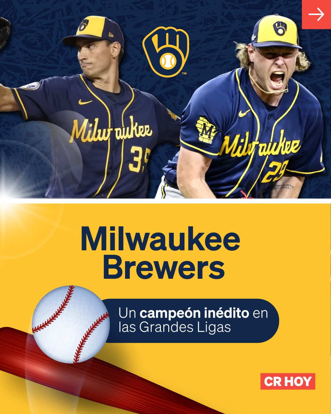Milwaukee Brewers: un campeón inédito en las Grandes Ligas