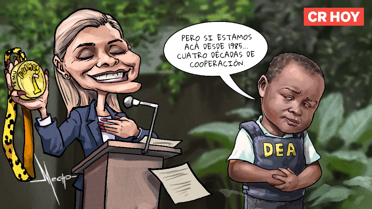 Laura Fernández dio dato falso: La DEA opera en Costa Rica desde 1985