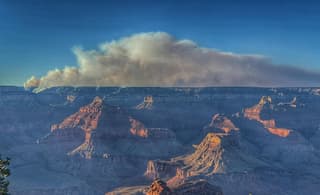 El Gran Cañón, en Arizona, fue afectado por una inundación repentina que provocó la desaparición de varios excursionistas.