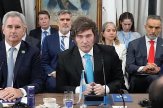 Javier Milei, presidente de Argentina. AFP