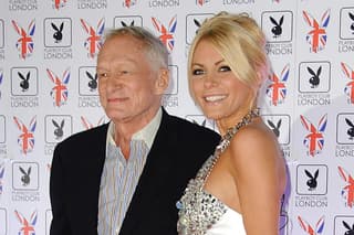 Hugh Hefner y Crystal