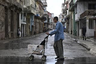 Cuba, en medio de una crisis económica. AFP
