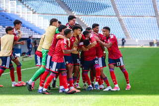 Sele Sub-20. Cortesía Fedefútbol.