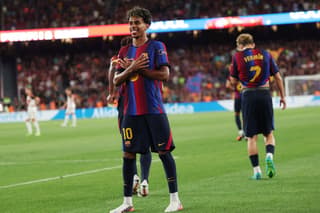 Barcelona celebra triunfo en LaLiga.