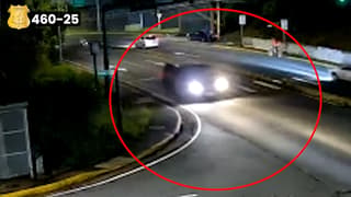 (Video) OIJ busca a chofer que hizo giro en U y mató a motociclista