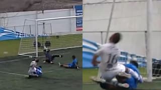 Falta no pitada por el árbitro.