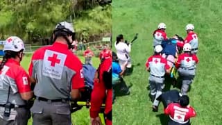 (Video) Así fue el rescate aéreo de Reynaldo Pineda en el Chirripó