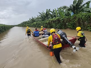 22 personas permanecen aisladas en Matina por las inundaciones