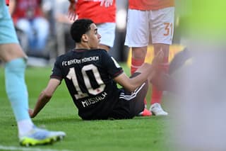 Jamal Musiala, jugador del Bayern. (Photo by Kirill KUDRYAVTSEV / AFP) / DFL REGULATIONS PROHIBIT ANY USE OF PHOTOGRAPHS AS IMAGE SEQUENCES AND/OR QUASI-VIDEO