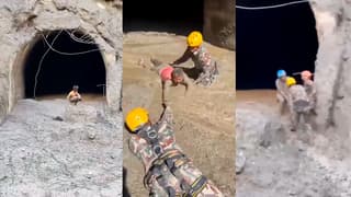 (Video) Ejército nepalí publica dramáticas imágenes de rescates en represa