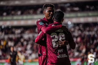 Gerson Torres celebrando. Cortesía Saprissa.