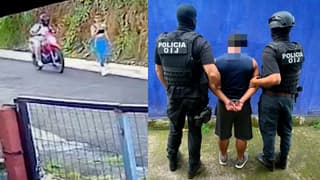 Detienen a motociclista que tocó los glúteos a mujer en Grecia
