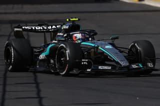 durante el GP de Madrid. (Photo by Pierre-Philippe MARCOU / AFP)