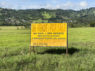 Fincas dentro del áreas de estudio del humedal de Coris.
