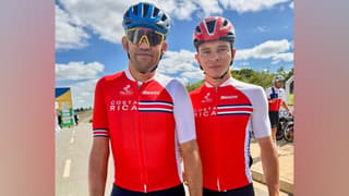 Henry Raabe y Esteban Madriz, paratletas nacionales.