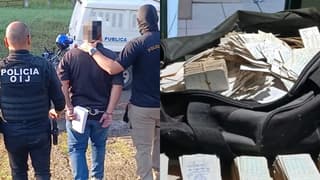 Imágenes del allanamiento realizado por el OIJ.