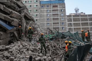 (Video) Edificio en construcción se derrumba en Nairobi: temen que haya víctimas