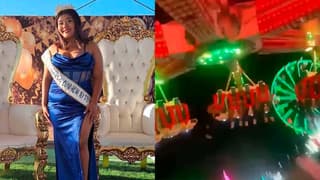 Video capta caída mortal de joven desde un juego mecánico en México