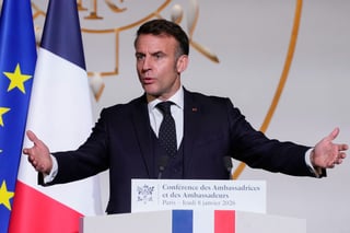 Emmanuel Macron, presidente de Francia. AFP/Archivo CRH