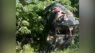 (Video) Hombre muere por vuelco de carro en Nicoya