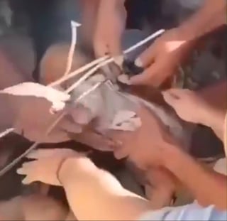 (Video) Rescatan vivos a bebé y a mamá entre los escombros en Colombia