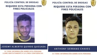 Caen otros dos sujetos de los más buscados en Cartago