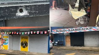(Videos) Así quedaron los negocios tras balacera mortal en Siquirres
