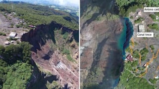 Derrumbe en el volcán Irazú desprendió material equivalente a 12 piscinas olímpicas
