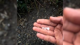 (Video) Granizo sorprende a ticos en los Alpes