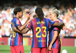 Barcelona líder de LaLiga con una “manita”