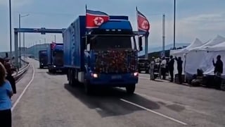 (Video) Rusia y Corea del Norte inauguran su primer puente de carretera