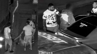(Video) Sujetos golpean a hombre y lo suben a la fuerza a un carro