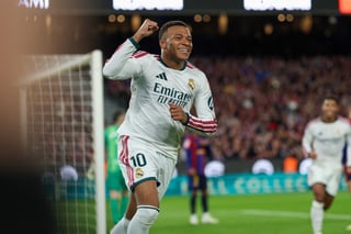 Mbappé celebra anotación