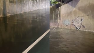 (Video) Lluvias convirtieron sector de Circunvalación en un río