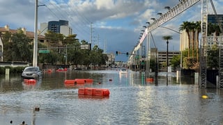 (Video) Ciclón Rachel generó inundaciones en Las Vegas