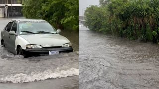 (Video) Inundaciones en Tibás por saturación de alcantarillas