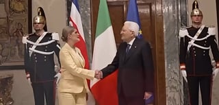 Laura Fernández se reunió con el presidente de Italia