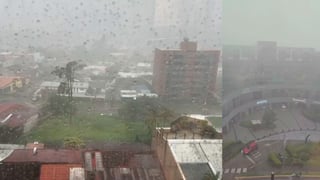 (Video) Fuertes lluvias y vientos azotan Escazú