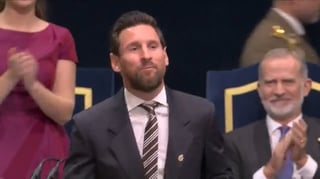Messi recibe en Oviedo el Premio Princesa de Asturias de los Deportes
