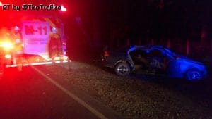 Accidente en Belén de Guanacaste. Tomada de Twitter