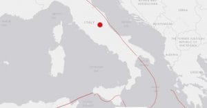 Temblor en Italia. Tomada de Internet