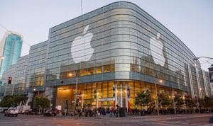 Oficinas de Apple. Foto con firnes ilustrativos.