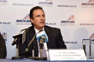 Elías Soley, presidente de AmCham. (Archivo CRH)