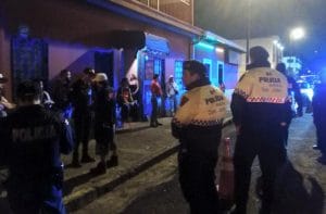 Imagen de un operativo realizado por la Policía Municipal de San José en el casco central capitalino. Imagen cortesía de la Policía Municipal